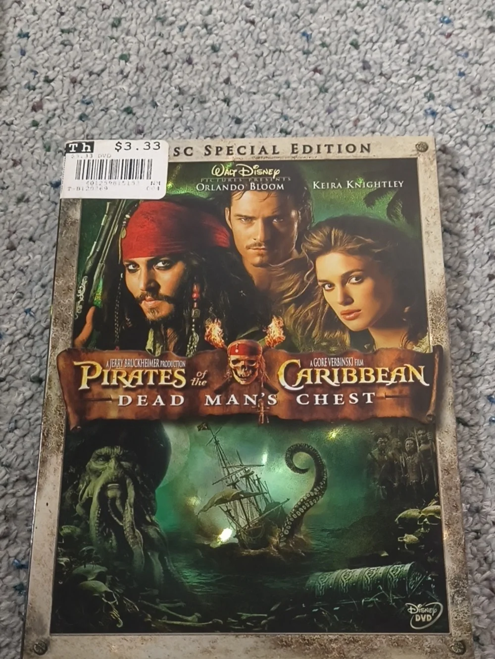 Disney Pirates of the Caribbean: Dead Man's Chest - Green & Brown Cover